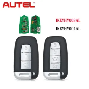 Llave Inteligente HY003AL HY004AL para MaxiIM KM100/KM100E/IM508/IM608, Negra/Plateada, 3/4 Botones, Llave Remota Premium para Automóvil - Product Image 1
