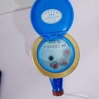 ISO 4064 Class B 20mm Cast Iron Shell Multi-jet Dry Dial Type Cold Water Meter With Copper Iron Stainless Steel Connector Nut