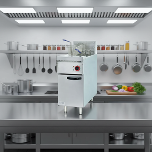 BAOKANG 28L Single Tank Single Basket Electric <strong>Fryer</strong> with Cabinet 10KW Power for <strong>Chips</strong> and Chicken - Product Image 5