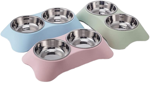 स्वचालित पालतू फीडर उन्नत नए पीपी स्टेनलेस स्टील कटोरे हटाने योग्य धीमी फीडर व्यक्तिगत सिलिकॉन पानी के कटोरे - Product Image 3