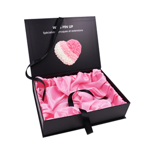 <span class=keywords><strong>2025</strong></span> Sang Trọng Bán Hàng Nóng Đóng Cửa Từ Tính Với Satin Quần Áo Tóc Giả Giấy Bao Bì Hộp Tóc Bó Quà Tặng Hộp Giấy - Product Image 2