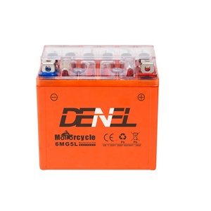 Batterie de moto 12V 5AH Batterie gel AGM Durable 6MG5L pour BMW Ducati Honda Yamaha - Product Image 1