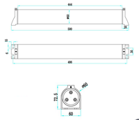 Lampe de travail industrielle ONN M9C, éclairage industriel, étanche IP67 pour machine CNC/fraiseuse, alliage d'aluminium + verre trempé