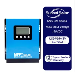 High Efficiency MPPT Dual USB Output Controller solar charge controller 12V 24V 36V 60A 80A 100A MPPT Solar Controller