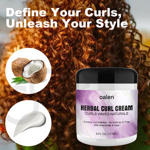 Luxfume Organic Coconut Ingredients Crema definidora de rizos con fijación fuerte para cabello rizado - Product Image 3