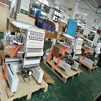 Machine à broder automatique à tête unique pour chapeaux et vêtements avec garantie d'un an, peu coûteuse, facile à utiliser, de haute qualité