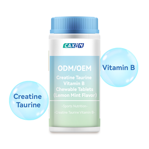 Tabletas Masticables de Creatina, Taurina y Vitamina B al por Mayor |   Suplemento Pre-Entrenamiento para Fuerza y Energía, Sin Necesidad de Mezclar, GMP OEM, Nutrición Deportiva - Product Image 1