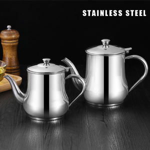 Récipient <span class=keywords><strong>de</strong></span> graisse <span class=keywords><strong>de</strong></span> bacon à long bec en acier inoxydable - Product Image 2