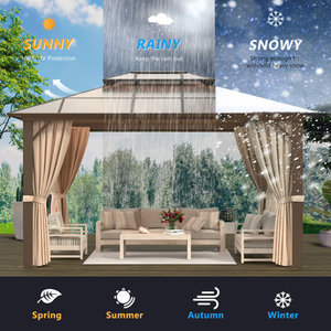 Struttura Personalizzata <span class=keywords><strong>per</strong></span> Pergola in Alluminio Gazebo da Esterno Strutture <span class=keywords><strong>Ombreggianti</strong></span> in Metallo - Product Image 5