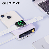 SOLOVE personnalisé Mini 2 en 1 USB sans fil Power Bank chargeurs de téléphone en gros