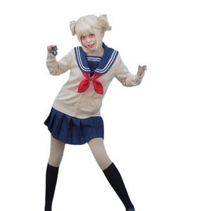 Zixiao Sailor Uniform Cosplay Costume Women's High School JK Style Knit Fabric Adult Size - Product Image 4