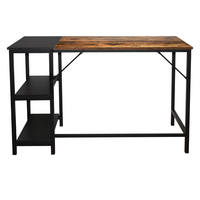 Petites tables de bureau d'ordinateur de qualité supérieure avec étagère pour ordinateur