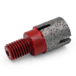 Ujung <span class=keywords><strong>bit</strong></span> <span class=keywords><strong>Router</strong></span> jari pemotongan inkremental berlian CNC Premium 20*20T M12 benang untuk mesin potong wastafel batu marmer granit - Product Image 2