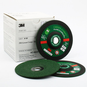 3m màu xanh lá cây khổng lồ 100x2x16mm đánh bóng bánh xe đàn hồi linh hoạt Mài đĩa cho Máy mài góc 36 Grit 80 Grit đĩa mài mòn - Product Image 1