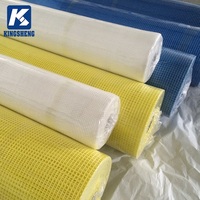Malla de Fibra de Vidrio Recubierta Resistente a los Álcalis Kingsheng 5x5 145g/m2, Técnica de Tejido Liso, Servicio de Corte y Procesamiento para Paredes