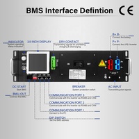 Système de gestion de batterie haute tension GCE Energy BMS 125A Master Slave, pour packs de batteries au lithium LiFePO4 de 30S à 256S, ESS BESS UPS