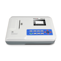Prix de la machine Ecg à canal unique Électrocardiographe Machine Ekg Moniteur Ecg à 12 dérivations Version vétérinaire en option