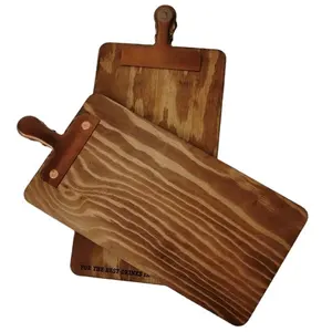 Деревянная доска для вывесок в деревенском стиле из МДФ, держатель для записей, пользовательские Сервировочные доски, оптовая продажа