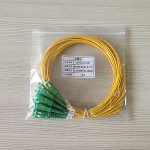 สายไฟเบอร์ออปติกแบบ Single-mode Single-core สำหรับงานโทรคมนาคม ขนาด 2.0 มม. SC/APC ความยาวคลื่น 1310-1550 นาโนเมตร สำหรับ FTTH/<span class=keywords><strong>FTTB</strong></span> - Product Image 6