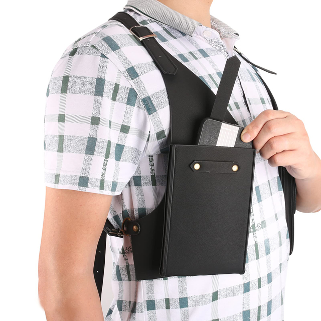 Universal Genuine Leather Phone Bag Pouch Belt Holster Waist Case China Factory Hidden Underarm