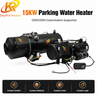 Calentador de Motor Diésel OkyRie WH-15B Pro, 12V 24V DC, Bajo Consumo de Combustible, Ayuda para Arranque en Frío de Vehículos en Invierno