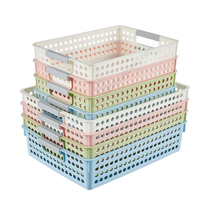 Panier de rangement en plastique pour cuisine, armoires et comptoirs – Organiseurs ménagers en gros pour petites garde-manger - Product Image 5