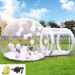 Tente dôme gonflable maison à bulles tente transparente tente de <span class=keywords><strong>camping</strong></span> gonflable maison à bulles ballon gonflable avec ventilateur à <span class=keywords><strong>louer</strong></span> - Product Image 3