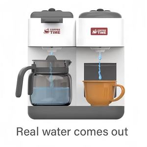 2025 nouveauté cuisine jouets <span class=keywords><strong>Machine</strong></span> à café semblant jouer enfants cafetière jouet appareils de cuisine ensemble pour enfants - Product Image 2