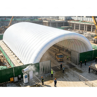 Dôme de construction gonflable géant pour le sport, entrepôt et stockage, résistant aux UV, imperméable, prêt pour les situations d'urgence