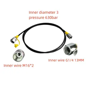 Bomba Hidráulica para Escavadora com Conector Rápido para Teste e Manômetro para Conector de Mangueira para Máquinas de Construção JCB - Product Image 2