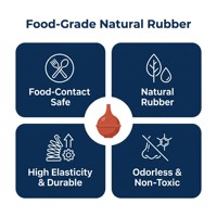 Voedselveilige natuurlijke rubberen blaas voor Hydro Fruit Press waterpers vervangende blaas wijn- en ciderproductie 375 455 580mm