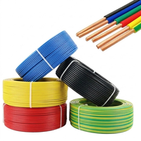 Kabel Listrik Inti Tembaga Berisolasi PVC Harga Pabrik 450/750V 1-35mm 1.5/2.5m untuk Penggunaan Bangunan & Rumah Listrik H07V-R
