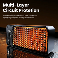 Batterie externe à grande capacité, charge rapide, 30000 mAh, câble intégré, sortie 22,5 W, lampe torche LED portable, batterie externe 50000 mAh