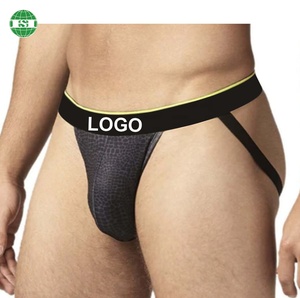 Logo su misura da uomo perizoma con stampa grafica Sexy sospensiva per uomo OEM con il tuo nome sulla cintura - Product Image 1