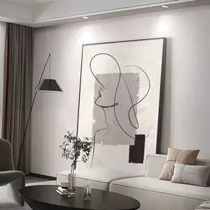 Pittura fatta a mano pura decorazione per la casa appendere dipinti stile minimalista prezzo all'ingrosso ad alto costo-efficacia tele