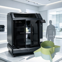 Imprimante 3D FDM IDEX à grand volume d'impression, double extrusion indépendante, impression bicolore pour la fabrication de modèles de démonstration