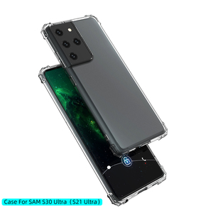 Coques de téléphone portable pour Samsung S21 Ultra, protection intégrale 360° en gel souple antichoc TPU avec protection d'objectif caméra 3D Airbag - Product Image 3