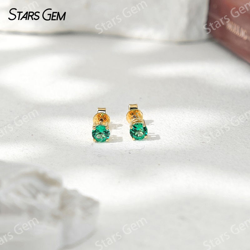 Studs-Emerald