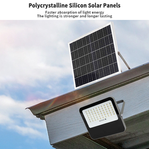 10,000 lumen 100W 200W 300W 400 watt năng lượng mặt trời lũ ánh sáng năng lượng mặt trời dẫn đèn pha ngoài trời điều khiển từ xa hoặc chế độ tự động - Product Image 3