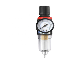 Excellent prix sur le nouveau filtre à air AFR2000, processeur d'air mono, pièces pneumatiques, séparateur d'huile et d'eau avec support de compteur AFR2000