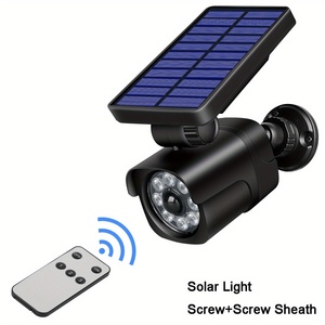 Tường ánh sáng không thấm nước ngoài trời cảm biến chuyển động mô phỏng <span class=keywords><strong>Camera</strong></span> giám sát ánh sáng vườn phía trước cầu thang đường miễn phí vận chuyển đến mỹ - Product Image 4