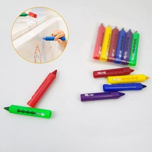 ชุดดินสอสีอาบน้ำ 6 สี ล้างออกได้ ปลอดสารพิษ สำหรับเด็ก - Product Image 1