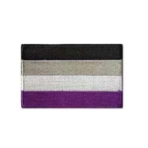 Stok bordir Gay Pride LGBT non-biner Pride Badge Patch dengan <span class=keywords><strong>Hook</strong></span> <span class=keywords><strong>and</strong></span> <span class=keywords><strong>Loop</strong></span> - Product Image 4