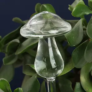 جهاز ري زجاجي شفاف على شكل طائر بمصابيح مياه على شكل كرة الأرضية للنباتات للري الذاتي بسعر خاص