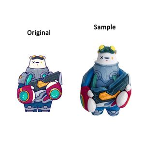 CustomPlushMaker, Muñeco de Peluche Personalizado, Juguete Chibi Kpop, Muñecos de Dibujos Animados para Niños, Muñeco de Peluche Suave con Forma de Cámara - Product Image 3