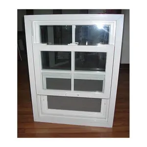 Kdsbuilding nhà sản xuất trượt đôi treo cửa sổ kính mờ đục Sản xuất tại Trung Quốc uPVC cửa sổ và cửa ra vào