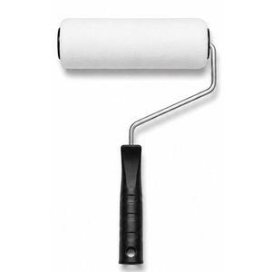 Cadre de rouleau à peinture professionnel de 9 pouces (230 mm) en métal chromé, poignée ergonomique noire à 90 degrés, col à 4 branches - Product Image 2