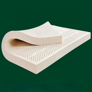 Colchón de Látex Natural Auténtico de Tailandia, Superficie de Sueño Orgánica Tipo Dunlop, Transpirable, con Soporte Perforado, para Recámara Principal - Product Image 4
