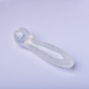 Dildo in Cristallo Naturale a Forma di Pene, Bacchetta per Massaggio Sexy e Curativo, Bastoncino per Punti di Massaggio Reiki per Rilassamento e Bilanciamento dei Chakra - Product Image 5