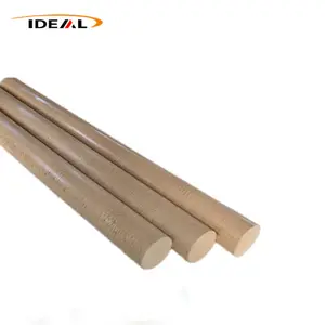 Werkslieferung hochleistungs-Glasfaser-Peek-Stick kundenspezifische Größe Karbonfaser Peek-Stick farbige Peek-Sticks